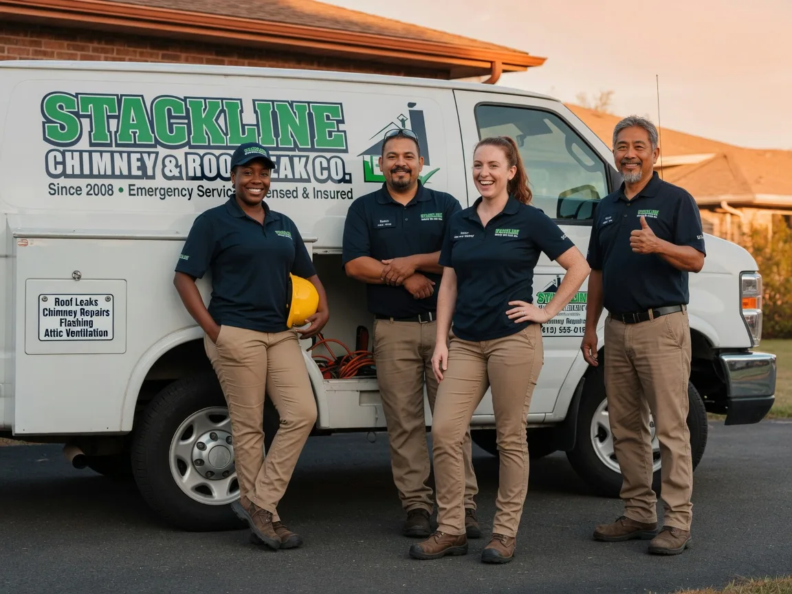 Chimney flashing repair company in Hamburg, IL